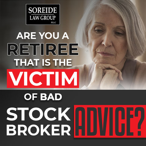 an older woman in sad because of bad broker advice