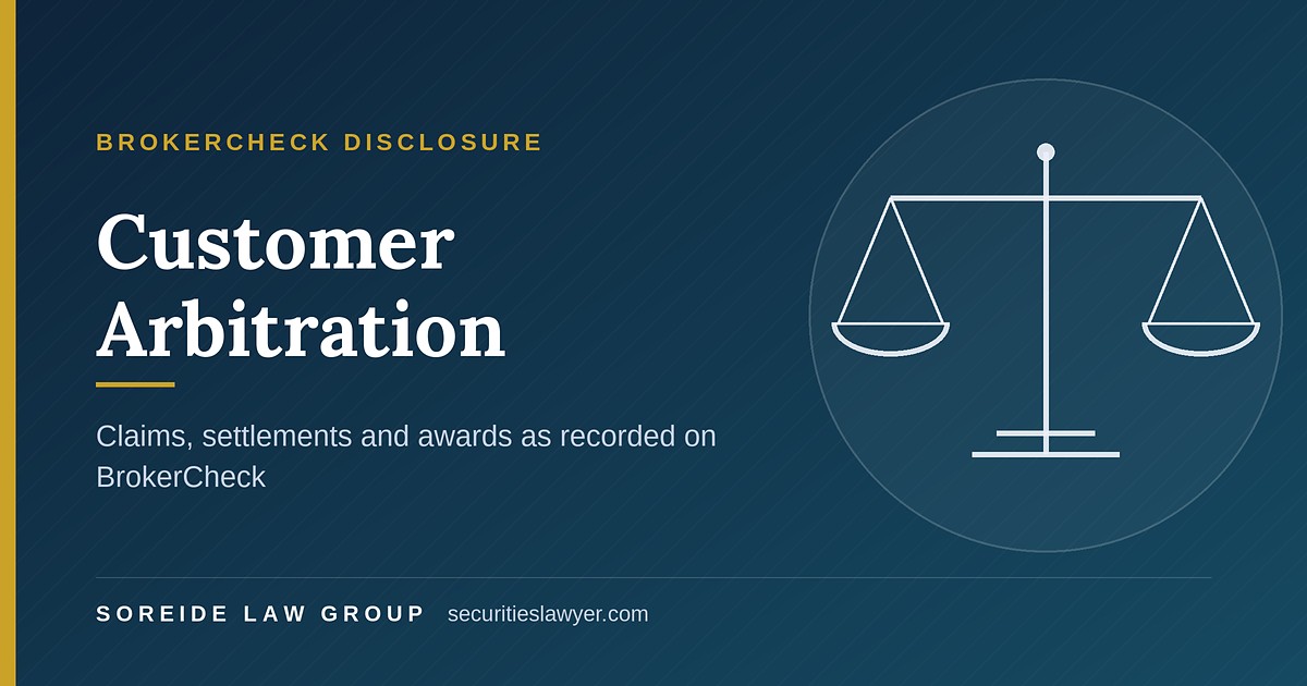 Brian Nelson: summary of the public FINRA record, from Soreide Law Group