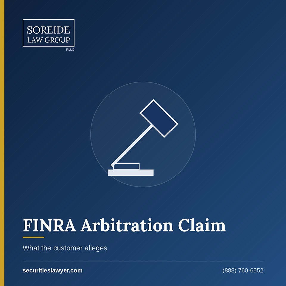 FINRA arbitration claim filed by an investor against a broker